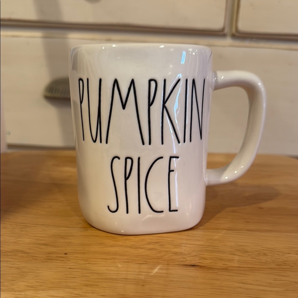 Rae Dunn Cream Pumpkin Spice Mug